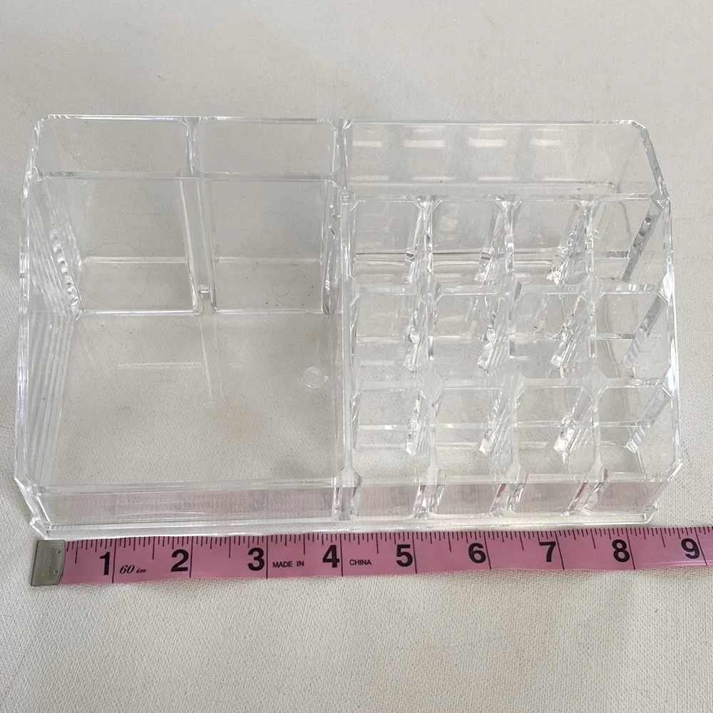 Acrylic clear‎ makeup storage container